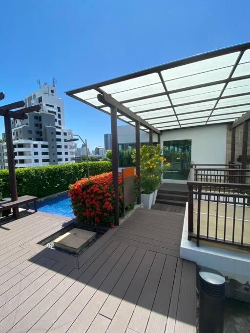 Delightful Condo In Central Location At Sukhumvit 49 بانكوك المظهر الخارجي الصورة